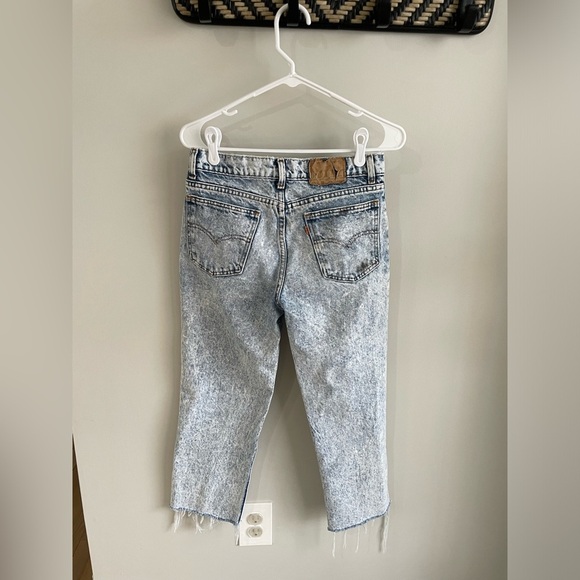 Levi’s 705 Vintage Acid Wash 1980’s Student Jeans - Size 30 - Picture 9 of 13